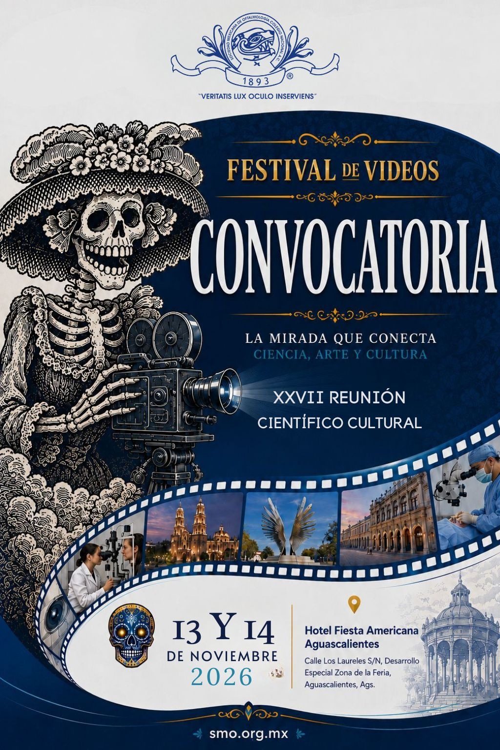 Convocatoria XXVII Reunión Científico Cultural - Festival de Videos, 13 y 14 de noviembre 2026, Aguascalientes