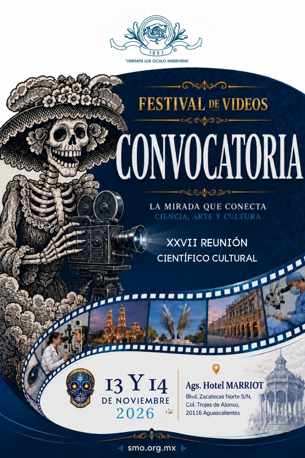 Convocatoria XXVII Reunión Científico Cultural - Festival de Videos, 13 y 14 de noviembre 2026, Aguascalientes