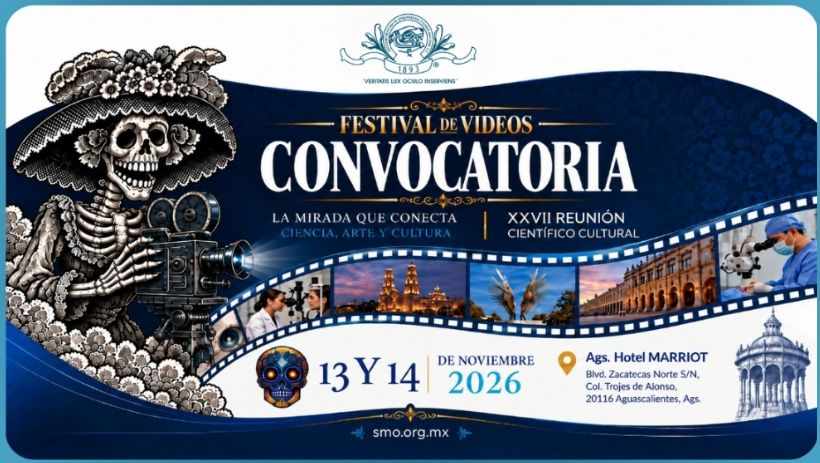 XXVII Reunión Científico Cultural - Festival de Videos, 13 y 14 de noviembre 2026, Aguascalientes